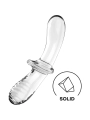 Doppel Kristall Dildo Transparent von Satisfyer Crystal