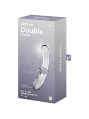 Doppel Kristall Dildo Transparent von Satisfyer Crystal