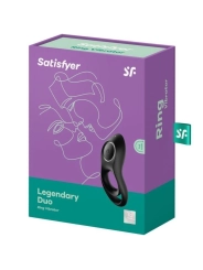 Legendrer Duoring Vibrator Schwarz von Satisfyer Ring