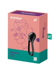 Majestic Duo Ring Vibrator Schwarz von Satisfyer Ring