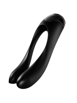 Candy Cane Fingervibrator Schwarz von Satisfyer Vibrator