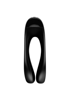 Candy Cane Fingervibrator Schwarz von Satisfyer Vibrator