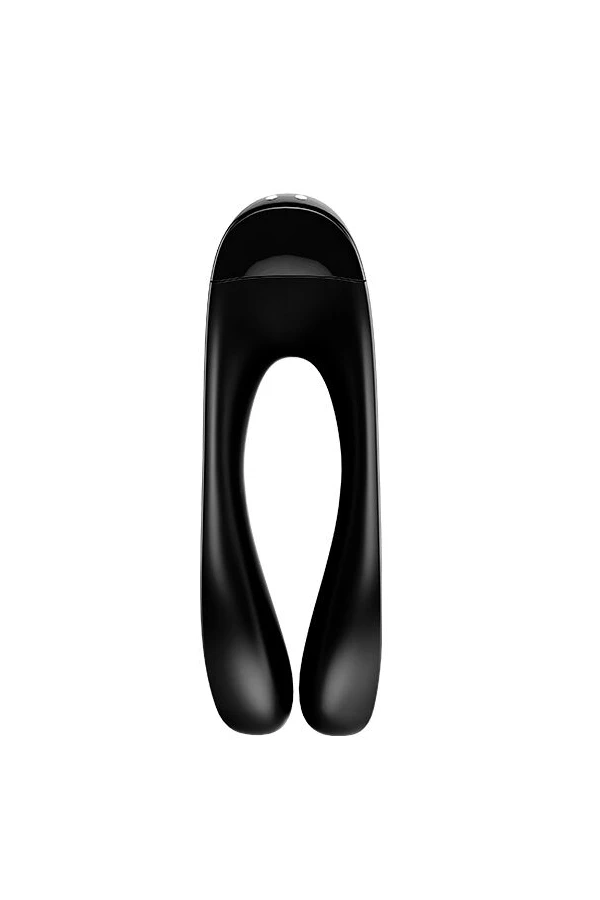 Candy Cane Fingervibrator Schwarz von Satisfyer Vibrator