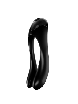 Candy Cane Fingervibrator Schwarz von Satisfyer Vibrator