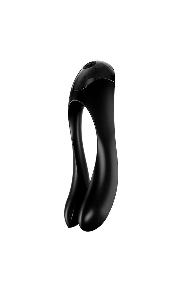 Candy Cane Fingervibrator Schwarz von Satisfyer Vibrator