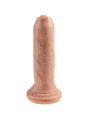 Realistischer Dildo Ungeschnittenes Fleisch 15 cm von King Cock