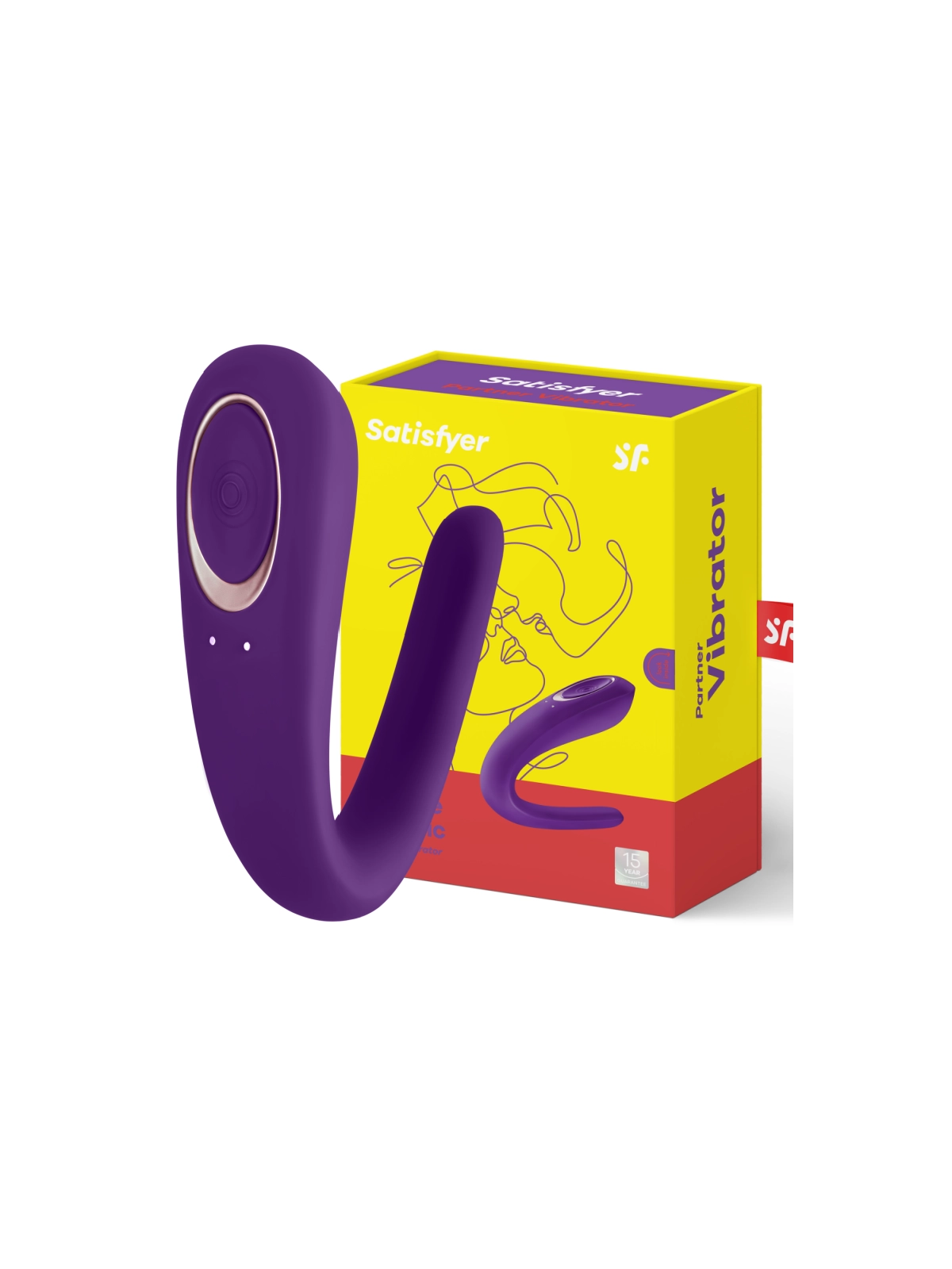 Partner Spielzeugvibrator der Beide Partner Stimuliert von Satisfyer Partner