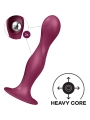 Double Ball-R Silikondildo Granat von Satisfyer Plugs