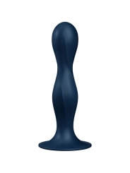 Double Ball-R Silikondildo Blau von Satisfyer Plugs