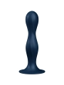 Double Ball-R Silikondildo Blau von Satisfyer Plugs