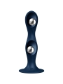 Double Ball-R Silikondildo Blau von Satisfyer Plugs