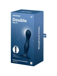 Double Ball-R Silikondildo Blau von Satisfyer Plugs