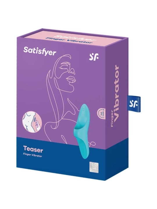 Teaser Fingervibrator Blaues Licht von Satisfyer Vibrator