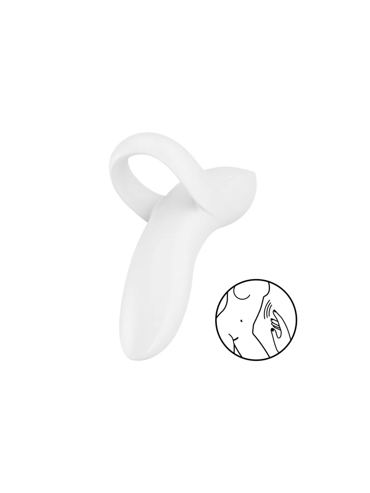 Bold Lover Fingervibrator Weiss von Satisfyer Vibrator