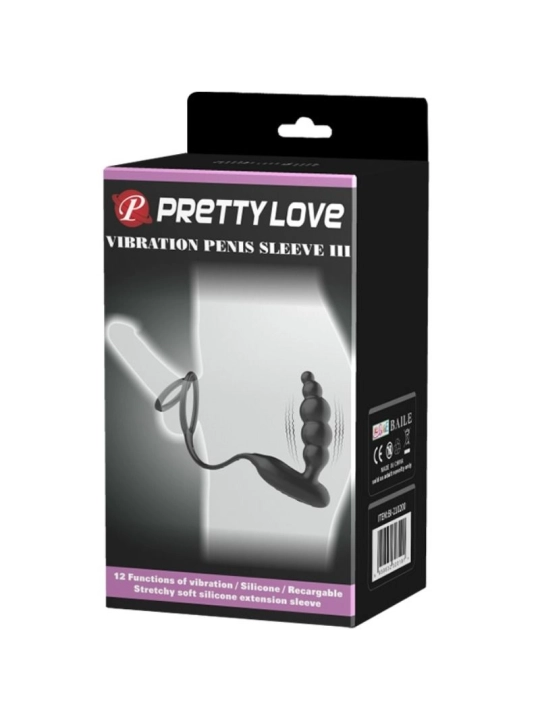 Penisringe mit Vibrator-Plug von Pretty Love