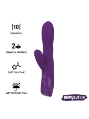 Reworabbit Flexibler Vibrator mit Kaninchen von Rewolution