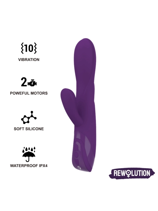 Reworabbit Flexibler Vibrator mit Kaninchen von Rewolution