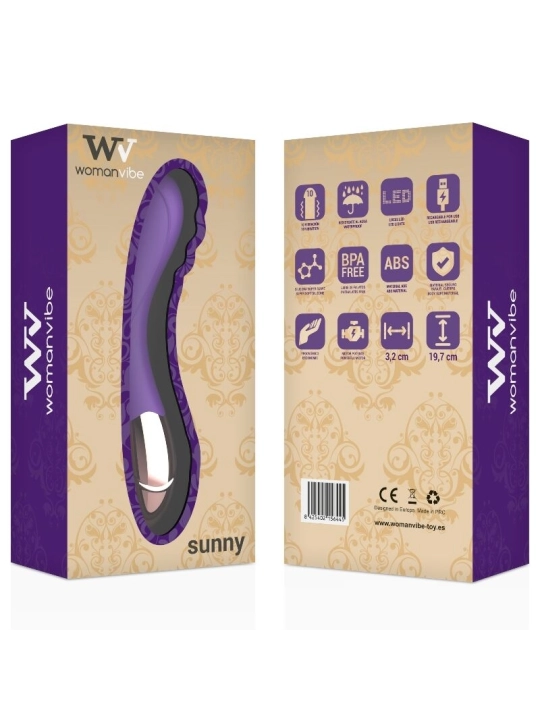 Sunny Silicone Rechargeable Vibrator von Womanvibe