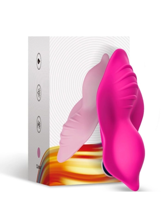 Whisper Tragbares Höschenn Vibrator mit Fernbedienbares Fuchsia von Armony Wearables