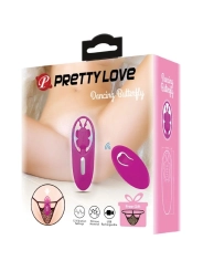 Dancing Butterfly Stimulator für Höschenn mit Fernbedienbares Flieder von Pretty Love Smart