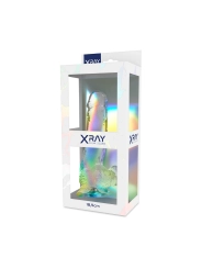 Klarer Dildo mit Eier 18.5 cm -O- 3.8 cm von X Ray