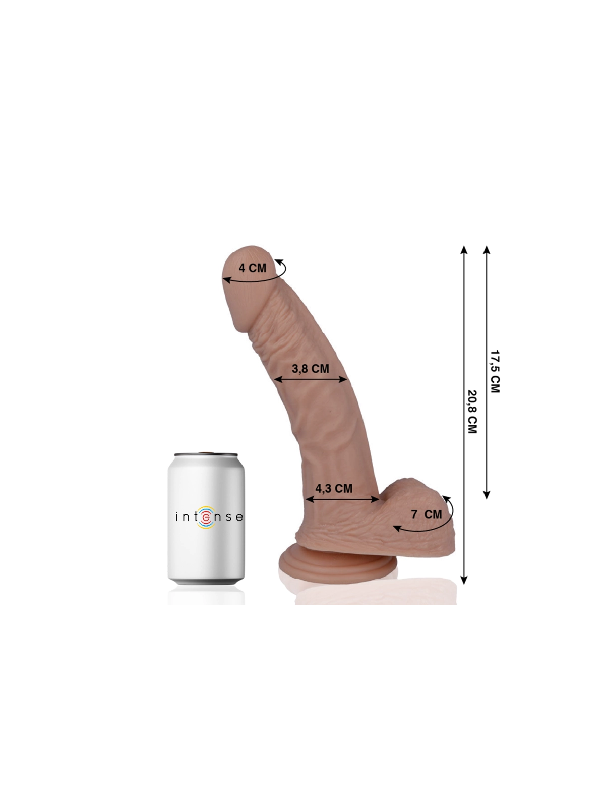 Mr 23 Realistischer Dildo 20.8 cm -O- 3.8 cm von Mr. Intense