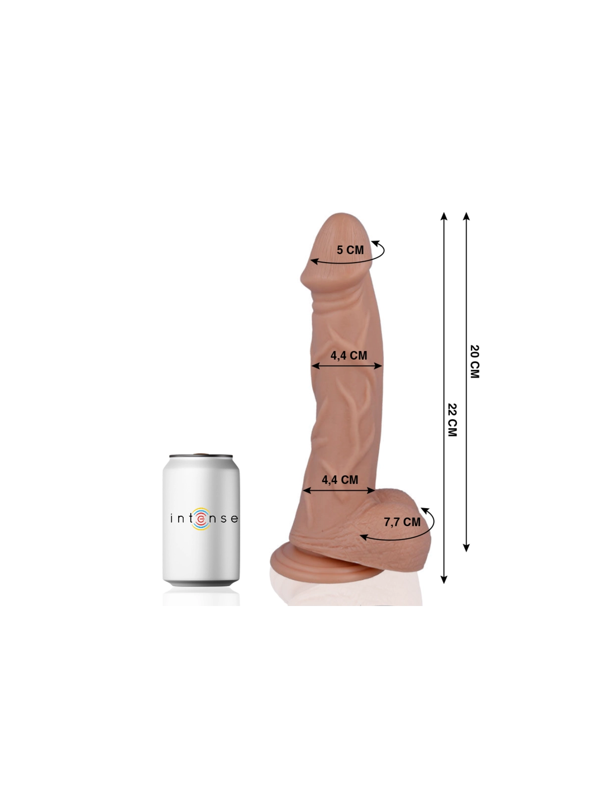 Mr 26 Realistischer Dildo 22 cm -O- 4.4 cm von Mr. Intense