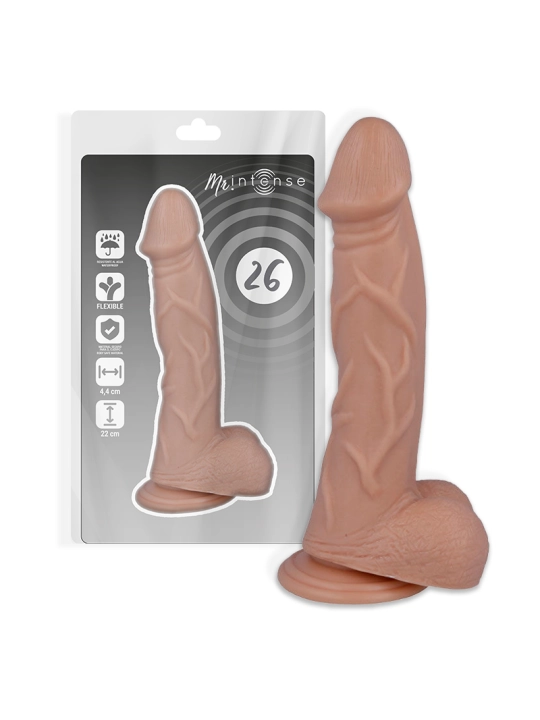 Mr 26 Realistischer Dildo 22 cm -O- 4.4 cm von Mr. Intense