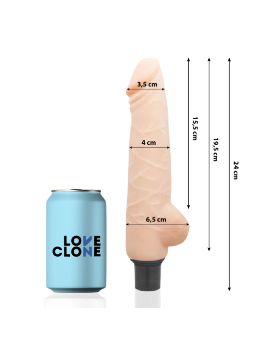 Harald Selbstschmierender Vibrator 24 cm -O- 4 cm von Loveclone