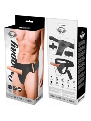 Gregory Hollow Rnes mit Vibrator 16.5 cm -O- 4.3 cm von Harness Attraction