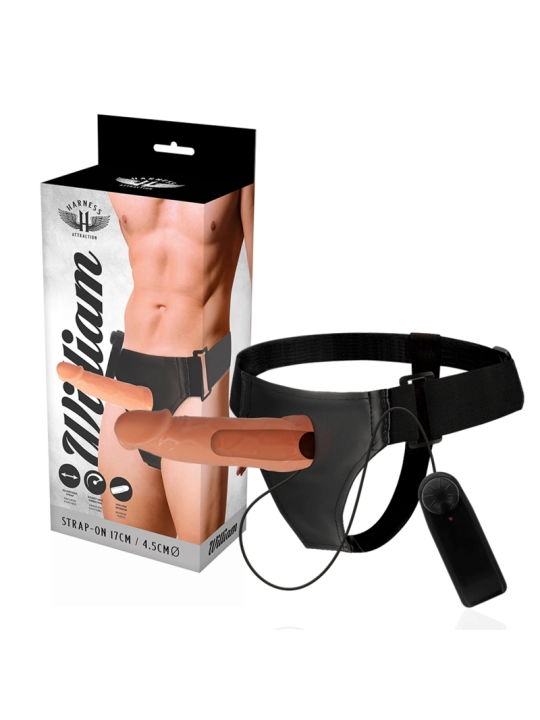 Willian Hollow Rnes mit Vibrator 17 cm -O- 4.5 cm von Harness Attraction