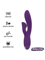 Rewofun Flexibler Vibrator mit Kaninchen von Rewolution