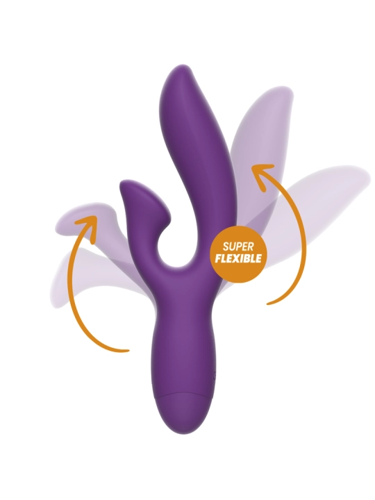 Rewofun Flexibler Vibrator mit Kaninchen von Rewolution