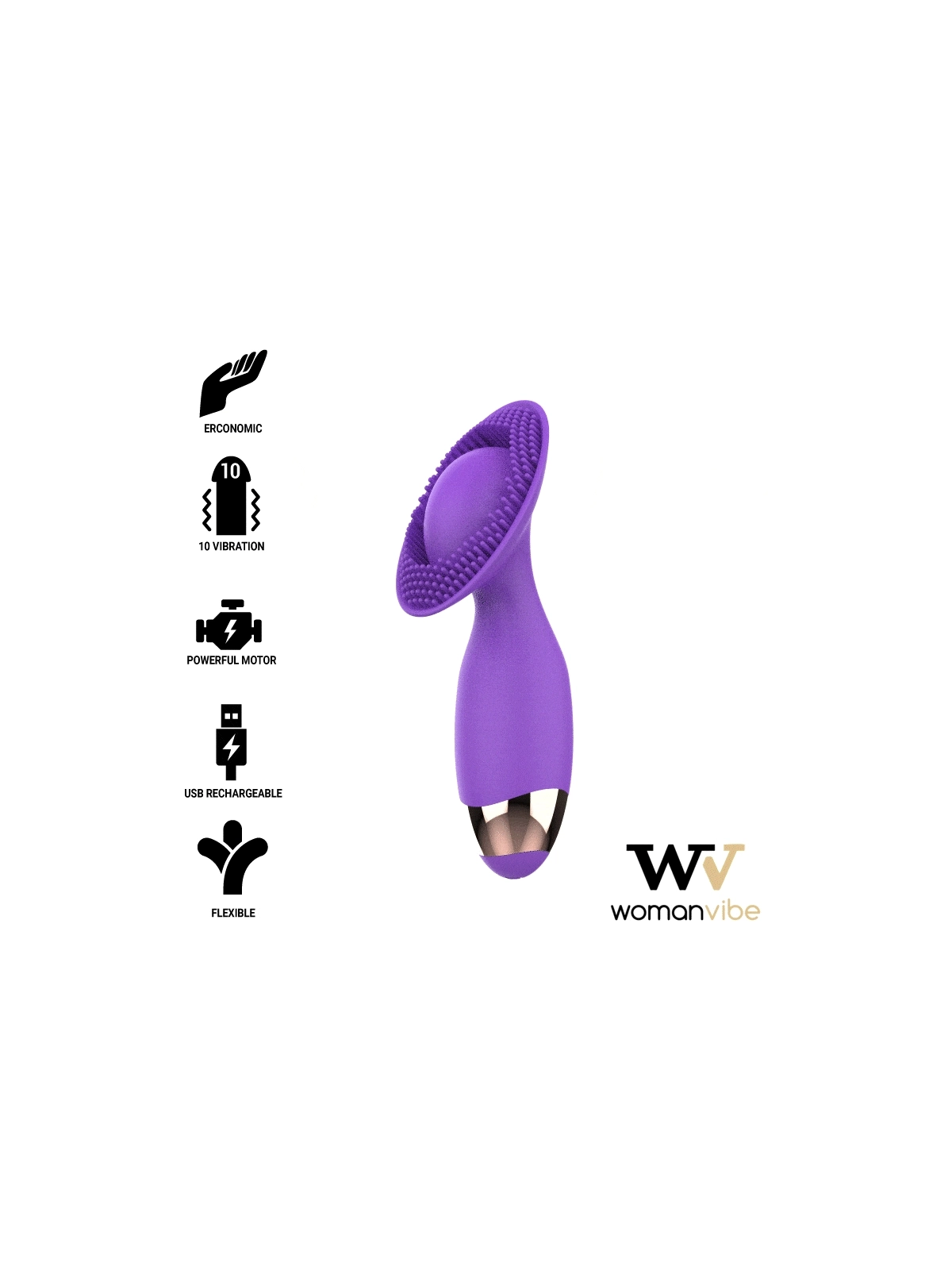 Puppy Stimulator Aufladbares Silikon von Womanvibe