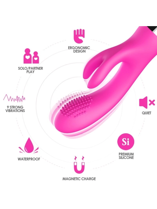 Vibrator Kaninchen Fuchsia von Armony Vibrators