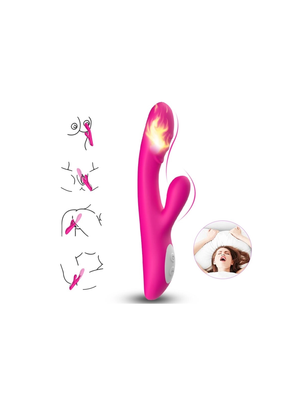 Spark Vibrator Wärmeeffekt Fuchsia von Armony Vibrators