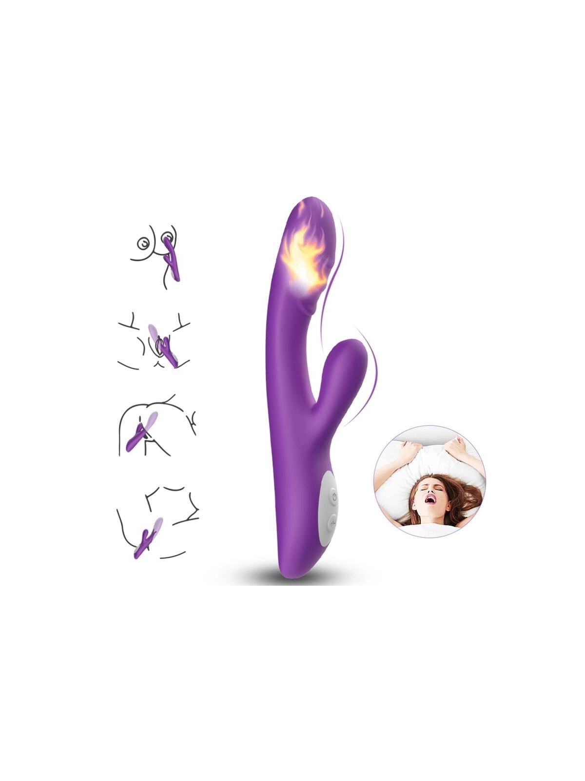 Spark Vibrator Wärmeeffekt Lila von Armony Vibrators