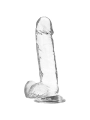 Klarer Dildo mit Bllen 20 cm -O- 4.5 cm von X Ray