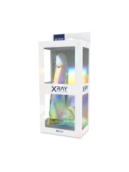 Klarer Dildo mit Bllen 20 cm -O- 4.5 cm von X Ray