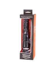 Schwarzer Wiederaufladbarer Vibrator 7v 20 cm von Seven Creations