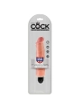 Steifer Realistischer Vibrator 17.8 cm Natürlich von King Cock