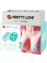 Surprise Box Blaue Elektrostimulationspinzette von Pretty Love Flirtation