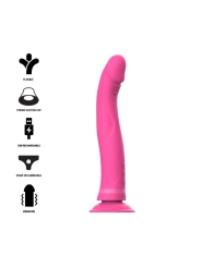 Michelangelo Rosa Silikon-Vibrator-Dildo von Intense Fun