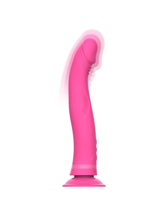 Michelangelo Rosa Silikon-Vibrator-Dildo von Intense Fun