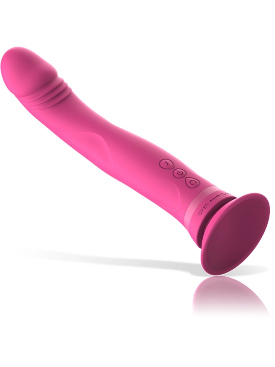 Michelangelo Rosa Silikon-Vibrator-Dildo von Intense Fun