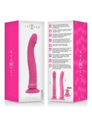 Michelangelo Rosa Silikon-Vibrator-Dildo von Intense Fun