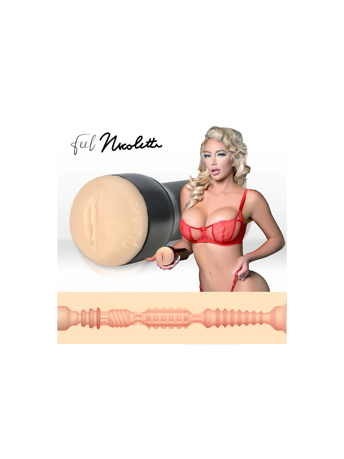 Feel Nicolette Shea - Stars Collection Strokers von Kiiroo