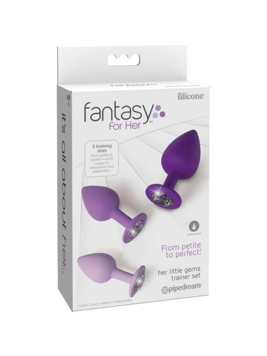 Violettes Analplug-Set von Fantasy For Her