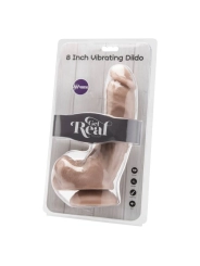 Dildo 20,5 cm mit Kugeln Vibrator Beige von Get Real