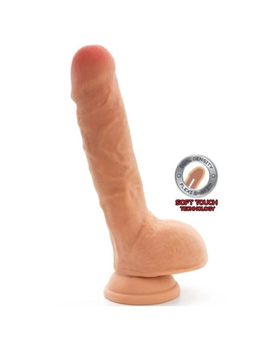 Dual Density Dildo 25,5 cm Holen Beige von Get Real